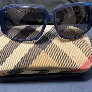 Authentic Navy Blue  Burberry Sunglasses OS